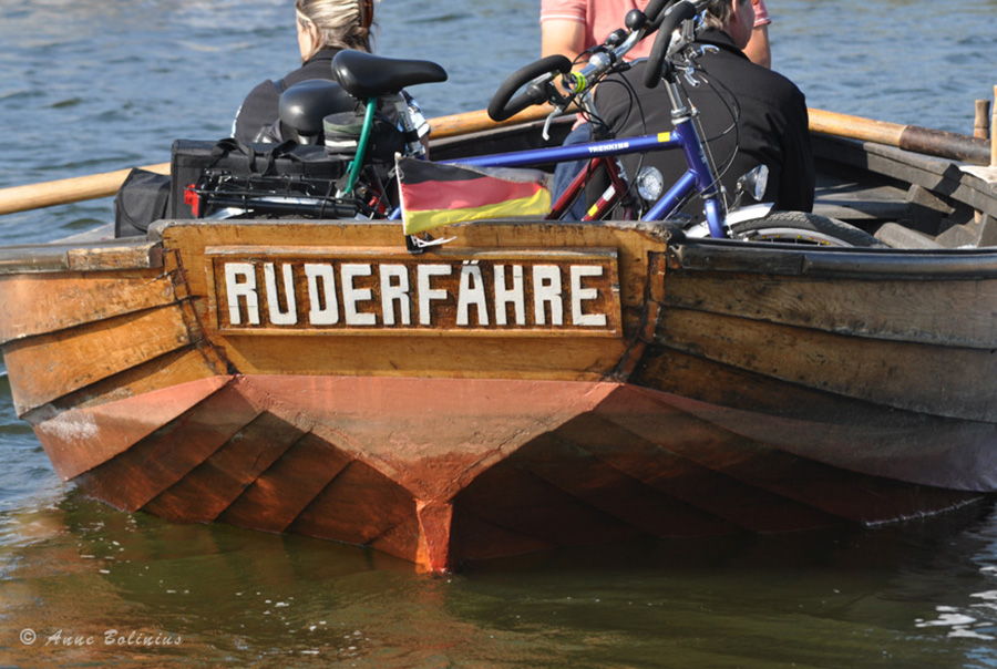 Blick aus dem Hafen Gager rüber zum Deichgraf